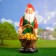 Garden figure "Dwarf with a basket of apples" 36x32x87cm