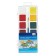 Watercolor 12 colors Gamma "Classic", honey, with a brush, plastic packaging, euro suspension (1009201)