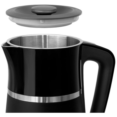Electric kettle Galaxy Line GL 0338, stainless steel/plastic, 1.7 l, 2200 watts, black-3