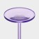 A set of glass glasses for champagne Rainbow Fresh, 210 ml, decor, 6 pcs