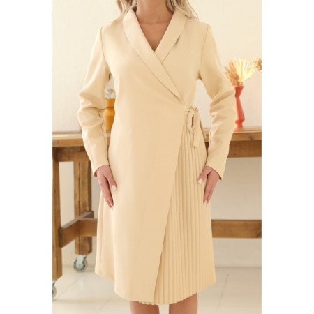 Female dress, size 50, peach color-2