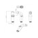 Hygienic shower Lemark LM8077C, with a wall holder and hose, chrome