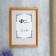 Photo frame Pine C14 21x30 cm, Mokko (plastic screen)
