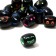 Acrylic bead “Emotions” Boe, 1.1 × 1 × 1 cm, set 10 g, color mix