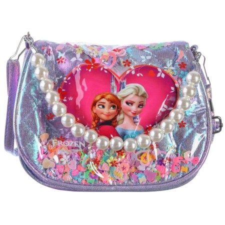 Children's bag on the valve, 6x12x16 cm, adjustable belt, purple mix-4