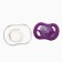 Set: Nipple - Darm with the holder "Penguin", Anatomical +6 months, Purple color