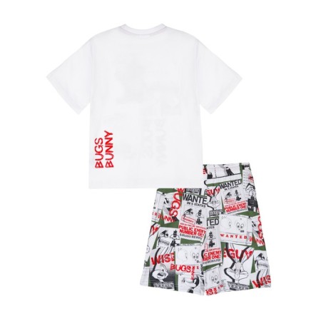 Pajama for the boy PlayTode: T -shirt and shorts, height 110 cm-5