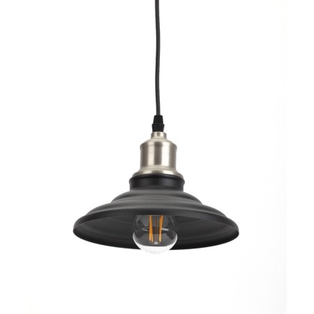 Lamp PL4 BK/BN Metal E27 60W H-pLAFON 13 cm, suspension 80 cm, black-4