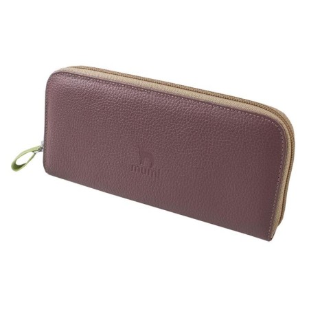 Wallet, balsamic color beige, Mumi series