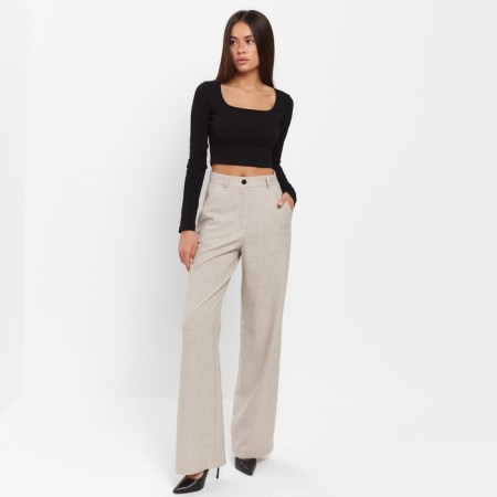 Women's trousers MIST R.42, beige-3