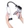 Mechanical pump for the penis Sexus Men Erection Mads, ABS plastic, black, 62 cm