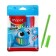 Fleeters 10 colors, Maped Color Peps Ocean, super -mo -mating, with a blocked writing knot