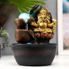 The desktop fountain from the network, the backlight 