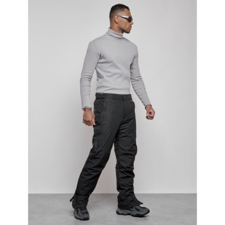 Semi -combinezone ski insulated male winter, size 56, black color-8