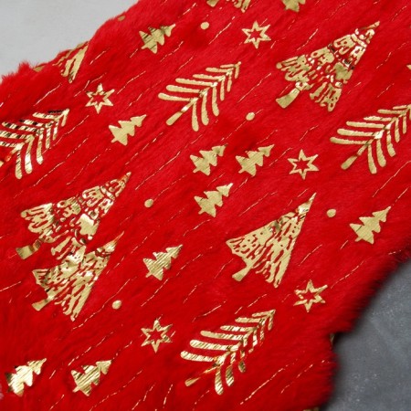 Nosok for gifts "Forest ornament" 44x26 cm, red-2