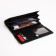 Women's wallet on a magnet, black color