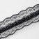 Ryush lace, with beads, 40 mm, 4.5 ± 0.5 m, black color