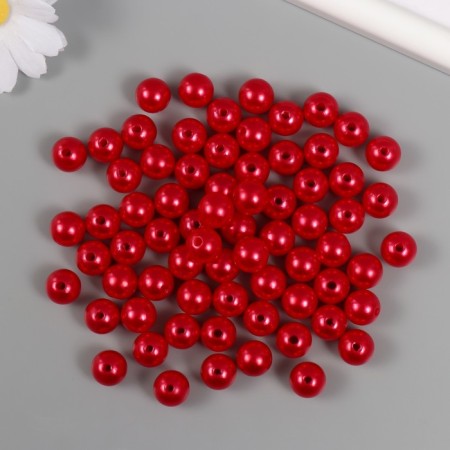A set of beads "Pearls" d 12 mm, 250 gr, cherry