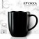 Ceramic Norovny Territory Coram "Black", 350 ml, black color