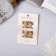 Hair crab "Liberty" (set 2 pcs) bow, 2 cm, gold