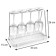 Bocals stand with a flexispace tray, desktop, 33x 14.8 cm