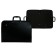 Folder for drawings and drawings A3 (425 x 305 x 30 mm) with handles, plastic, Devente, with an inner pocket, black