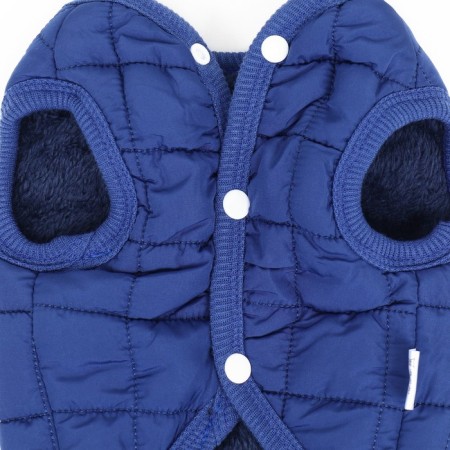Dog jacket "Nice", size XS (DS 20 cm, Osh 20 cm, OG 28 cm), blue-8