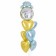 Set of foil balls "Ring", 7 pcs.