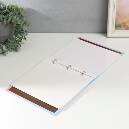 Photo album on rings for 200 photos 6x9 cm "Gradient" 3x22.7x23.5 cm-2
