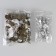 A set of denim buttons, 17 mm, 100 pcs, bronze color