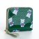 Children's wallet with lightning, green color