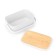 Brabantia nic breadbine, rectangular, light gray color, size 25x39.5x16 cm