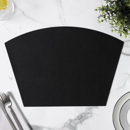 Serving napkin on the TEM table, 30 × 44 cm, black color-3