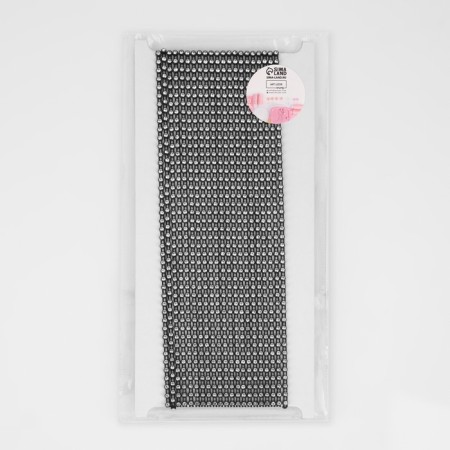 Rhinestones on threads, 3 mm, 9 ± 1 m, black color-3