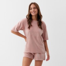 Women's costume (T -shirt and shorts) KAFTAN PLUSHY p. 52-54, pink