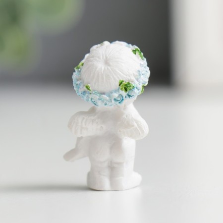Souvenir Polystone "Angel Baby" Blue Venochka, Mix, 3x1.5x2 cm-4