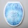 Sit with a toilet lid Rossplast "Decor. Drops ", 44.5 × 37.5 cm, white color