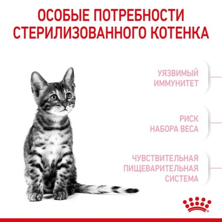 Dry food RC Kitten Sterilized for sterilized kittens, 2 kg-3
