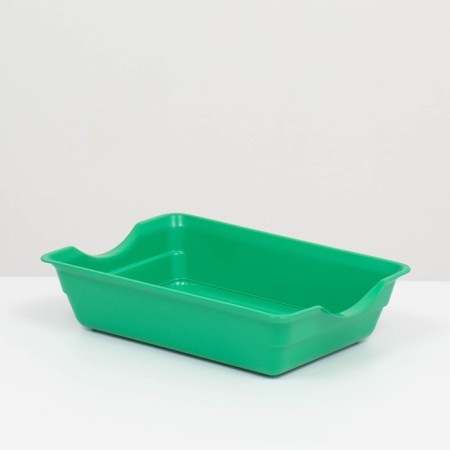 Deep toilet without a mesh 36 x 26 x 9 cm, green-1