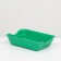 Deep toilet without a mesh 36 x 26 x 9 cm, green