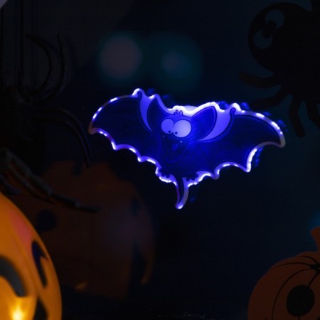 LED toy "bat" 12.5 × 7 cm, AG13x3 batteries, glow of multi