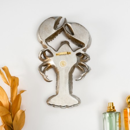 Panel interior polystone "Mirror Cancer" silver 14x3x25 cm-3