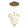 Suspended chandelier Yulali LED 3000K 102W
