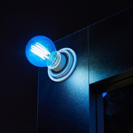 LED LED Uniel, E14, 5 W, glow blue-1