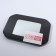 Mirror with handles, mirror surface 10.5 × 14 cm, black color