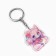 Holographic "Anime" keychain, 5 x 4 cm