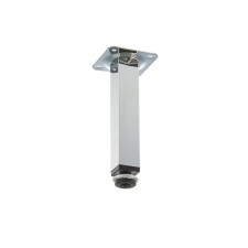 Square support, d = 25x25 mm, h = 150 mm, chromium color