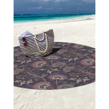 Pareo and beach rug "Eastern mood", d = 150 cm-2