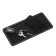 Anti -slip mat, rhinestones, 30 × 14 cm, black