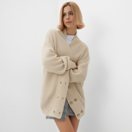 Jumper female minku: casual collection beige color, rn 50-5